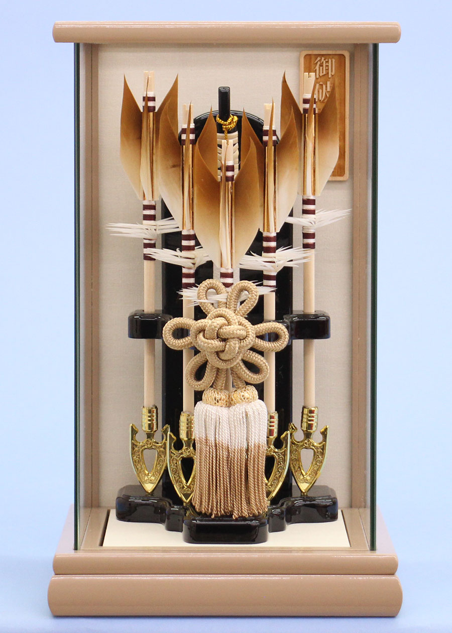 破魔弓ケース飾り 高さ30cm 6号 響