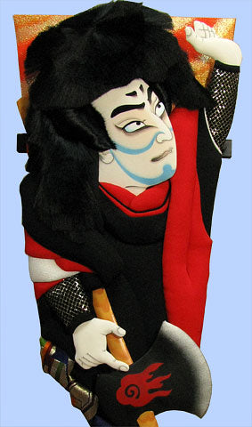 Kabuki Hagoita 20-size Sekibei with 16 units