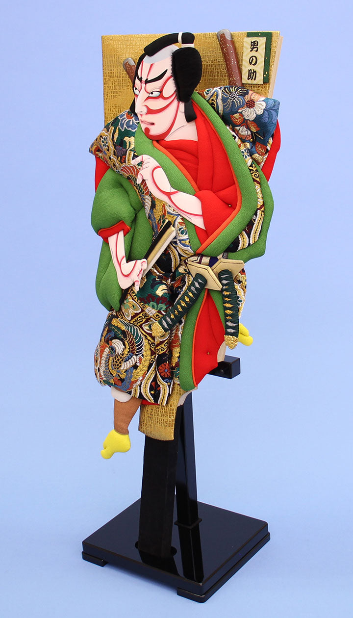 Kabuki Hagoita 20-size standing Otokonosuke with 20 stands