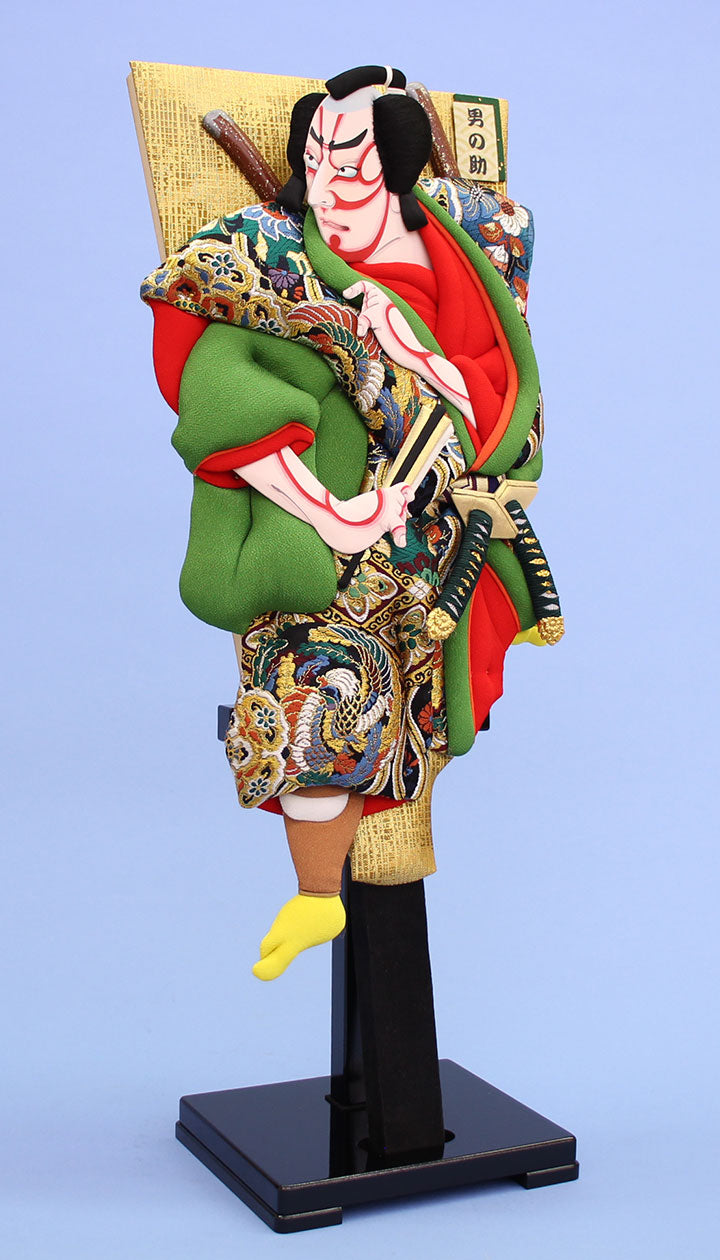 Kabuki Hagoita 20-size standing Otokonosuke with 20 stands