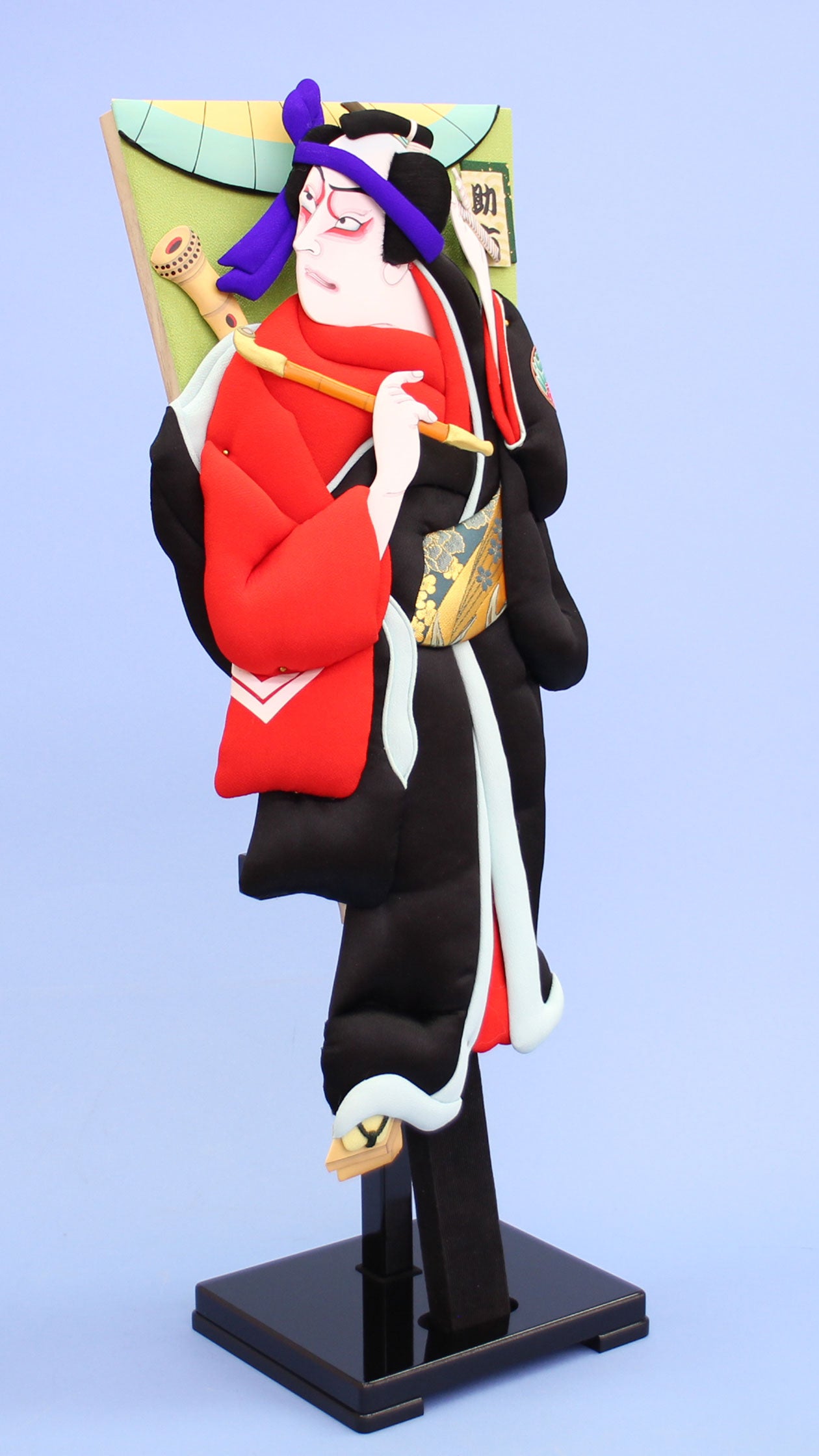 Kabuki Hagoita 20-size Sukeroku standing figure with 20 stands