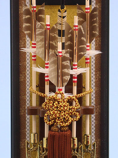 破魔弓ケース飾り 8号 旭スリム　ズーム