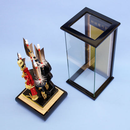 破魔弓ケース飾り 8号 剣スリム　開く