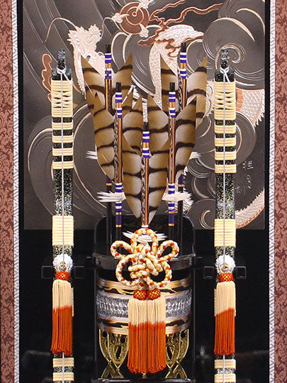 破魔弓ケース飾り 17号昇龍　ズーム