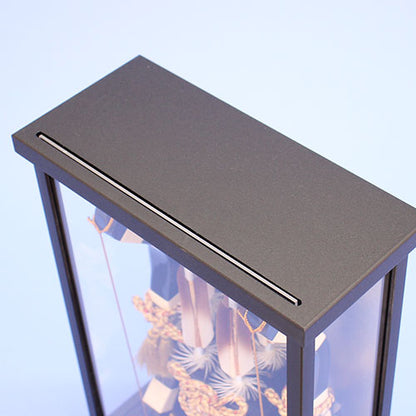 破魔弓額飾り 創 （黒サテン）上から