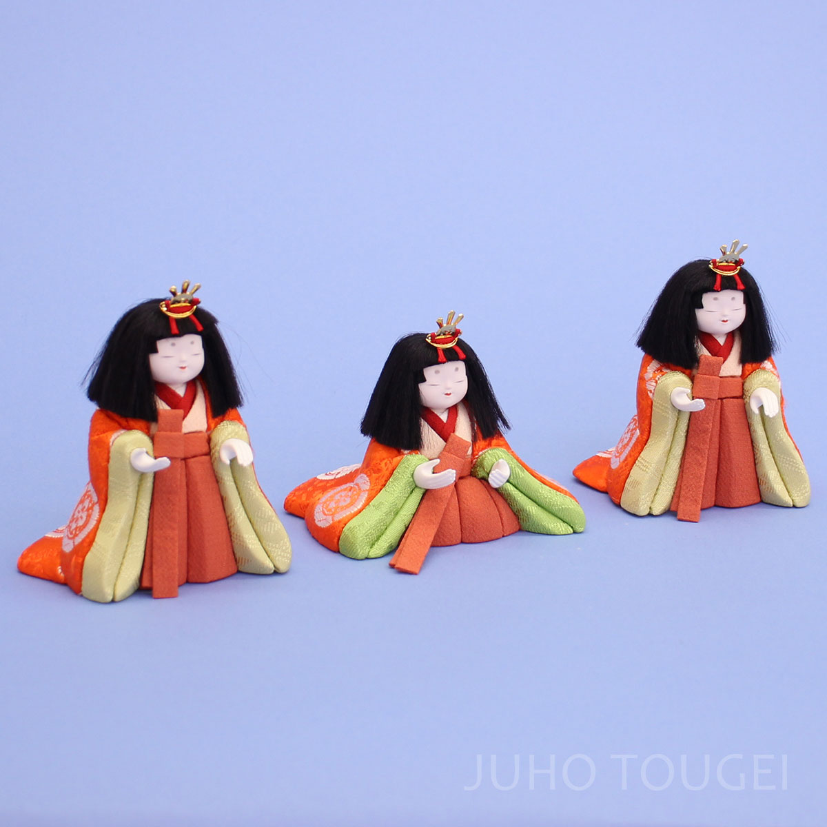 木目込み三人官女単品 うらら　イメージ