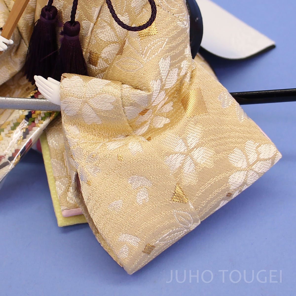 京十四番親王　ベージュピンク桜　殿袖