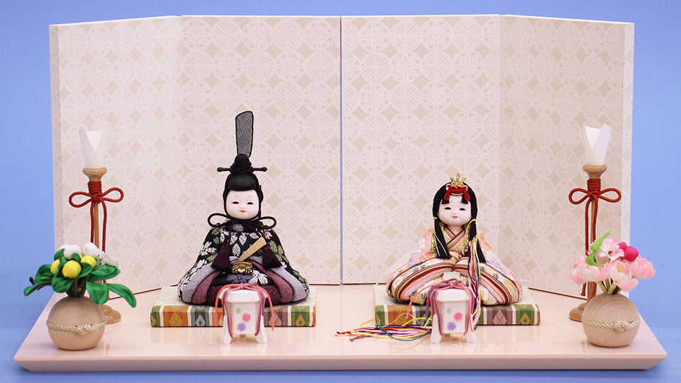 Complete set of Kimekomi Hina doll decorations. – 寿鳳人形の東芸