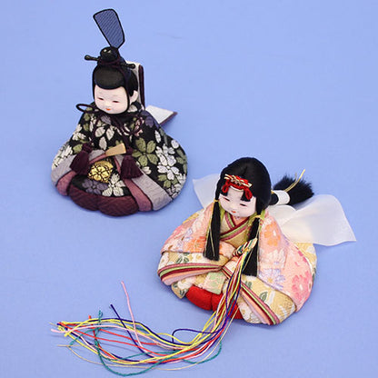 木目込み雛人形単品 JUHO-TOUGEI ふく　０２　横から