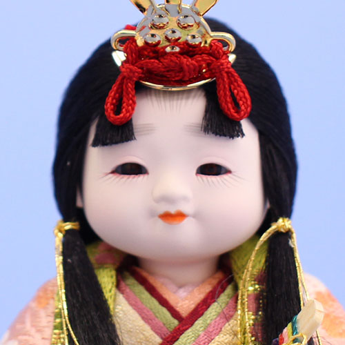 木目込み雛人形単品 JUHO-TOUGEI ふく　０２　姫顔