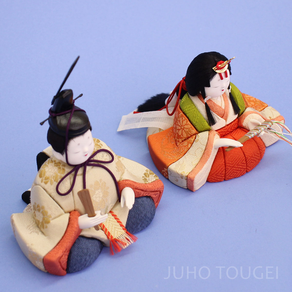 木目込み雛人形単品 幸一光作　はる　横から