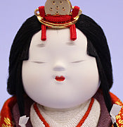 木目込み立雛単品 幸一光作　和泉　姫顔