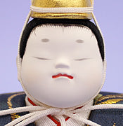 木目込み立雛単品 幸一光作　和泉　殿顔