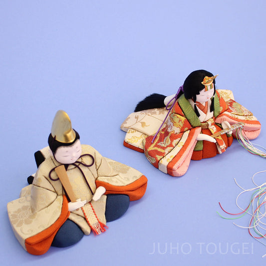 木目込み雛人形単品 幸一光作　うらら 横から