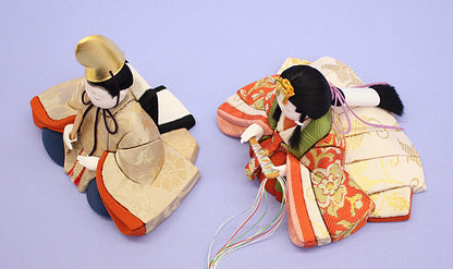 木目込み雛人形単品 幸一光作　うらら　上から