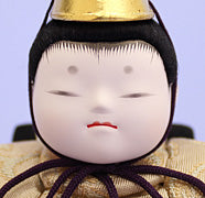 木目込み雛人形単品 幸一光作　うらら　殿顔