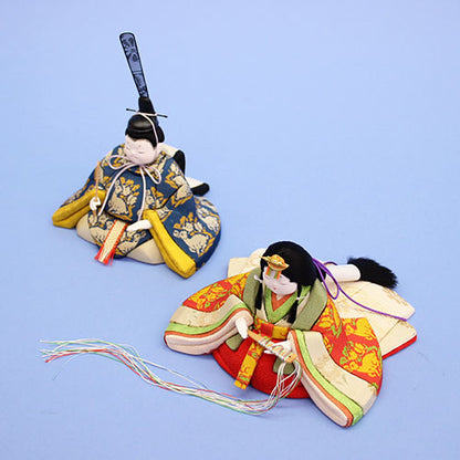 木目込み雛人形単品 幸一光作　蘭　横から