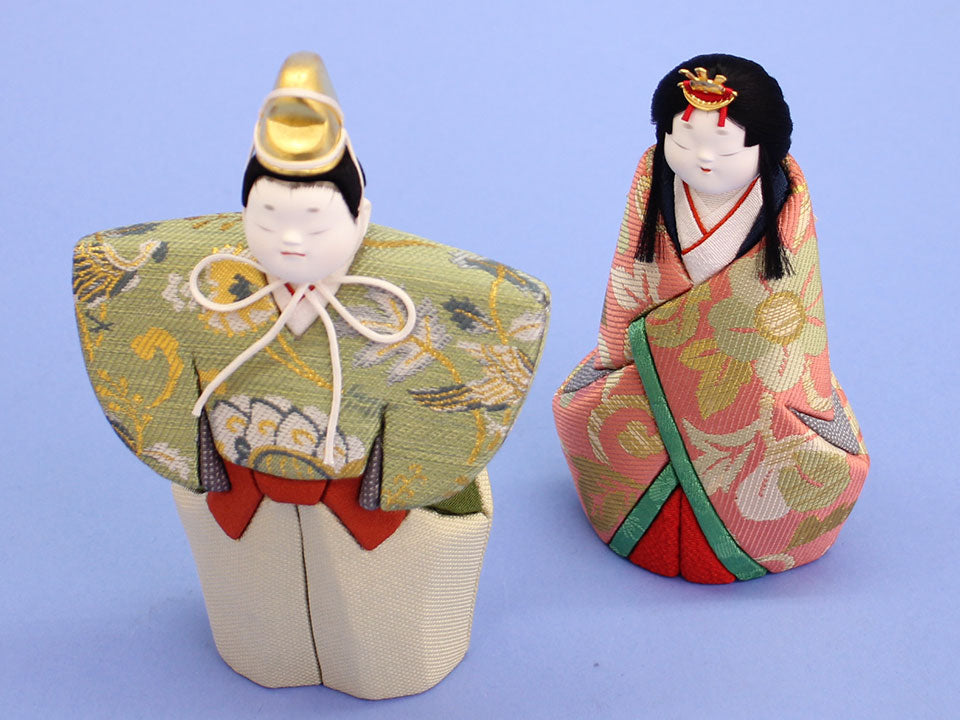 木目込み立雛単品 幸一光作　八雲　横から