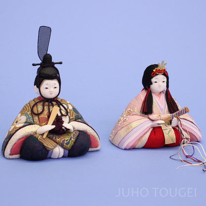 木目込み雛人形単品 No130 春日雛 黒冠０２　イメージ