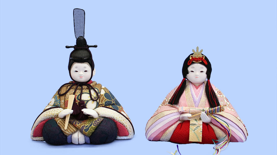 木目込み雛人形単品 No130 春日雛 黒冠０２