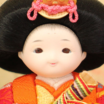 木目込み雛人形 コンパクト平飾り　そう