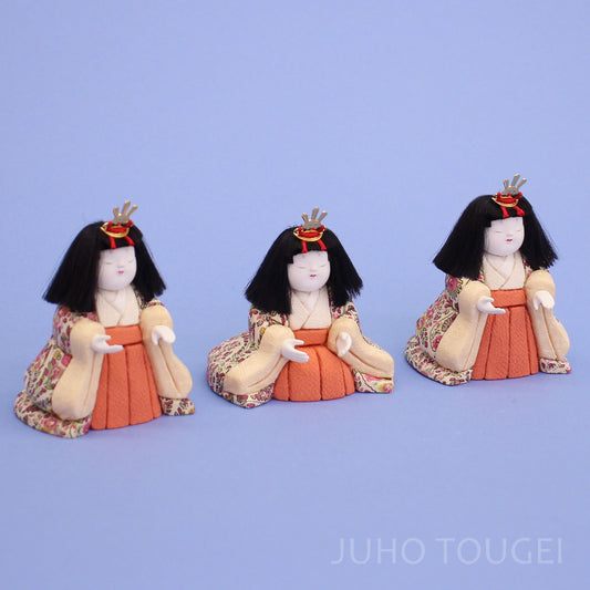 木目込み三人官女単品 このみ　イメージ