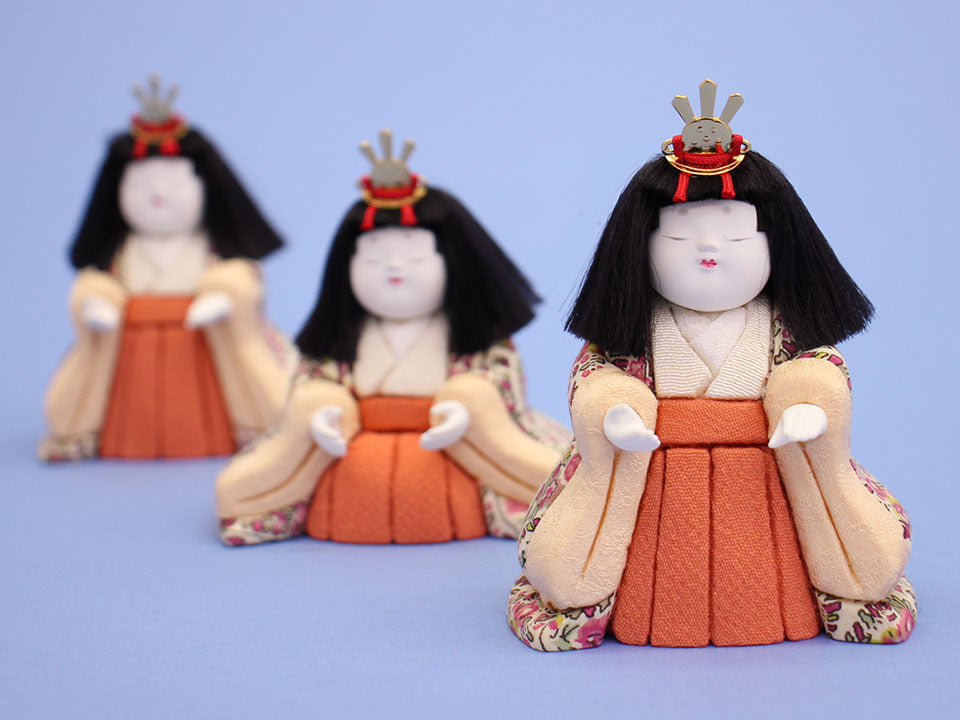 木目込み三人官女単品 このみ　イメージ