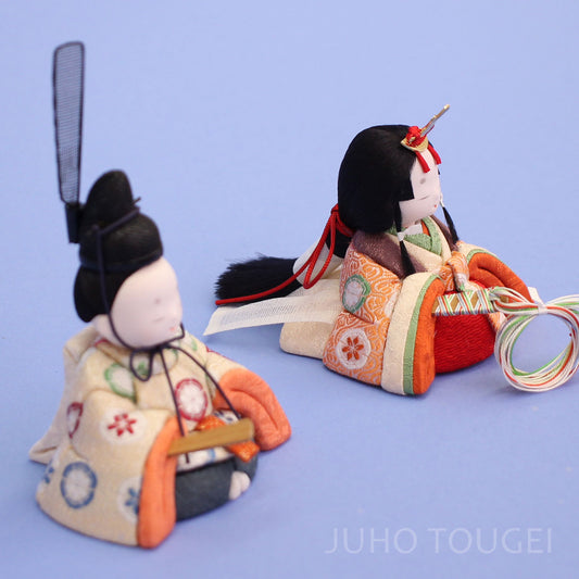 木目込み雛人形単品 幸一光作　とのとひめ 横から