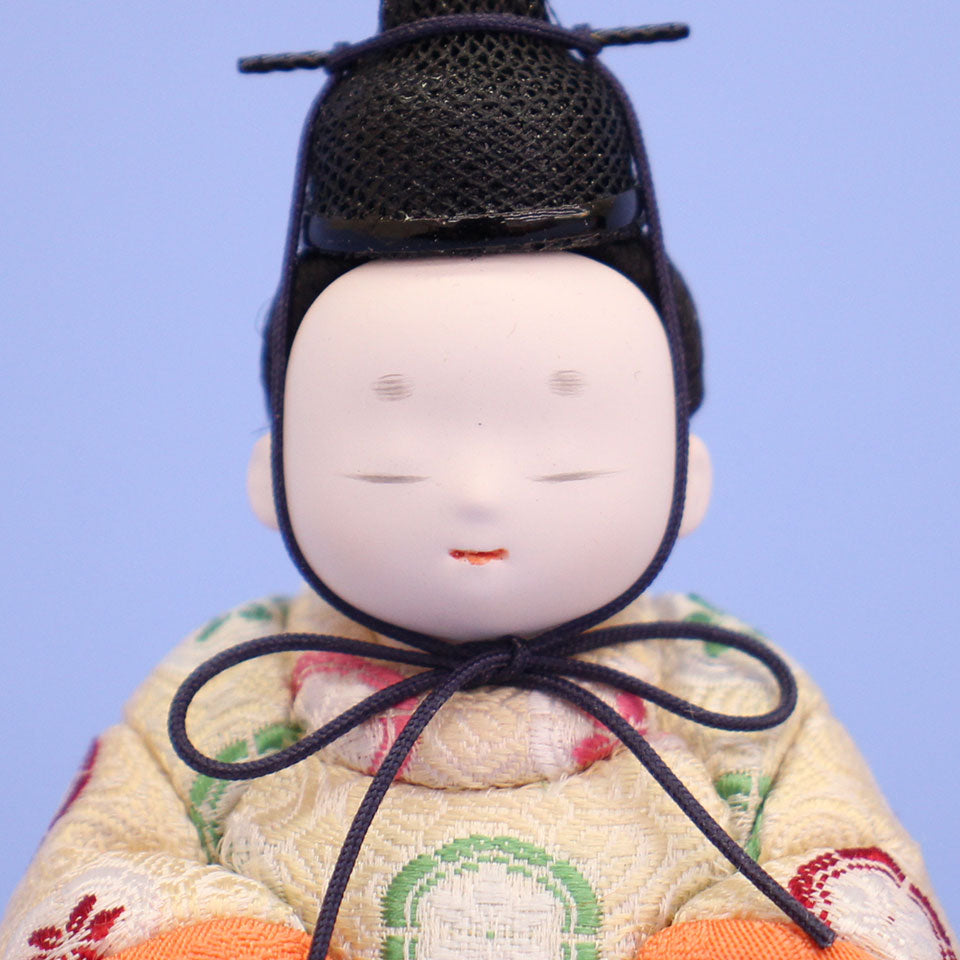 木目込み雛人形単品 幸一光作　とのとひめ　殿顔