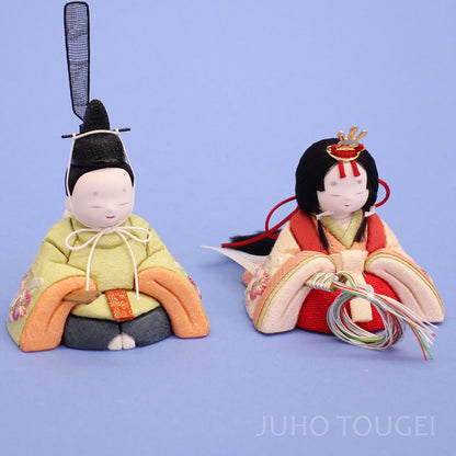 木目込み雛人形単品 幸一光作　刺繍とのとひめ　イメージ