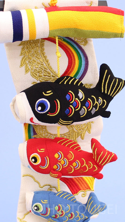 つるし鯉のぼり　昇真ミニ　ズーム