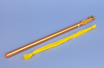 鯉のぼりベランダセット用ポール　ダブルロック式ゴールド