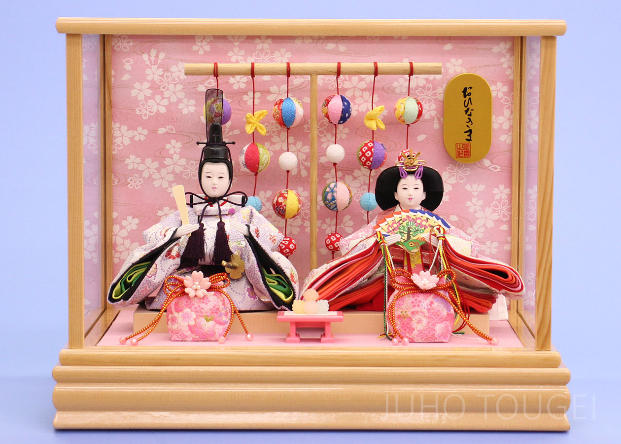 小芥子親王 吊るし飾り付き白木ケース