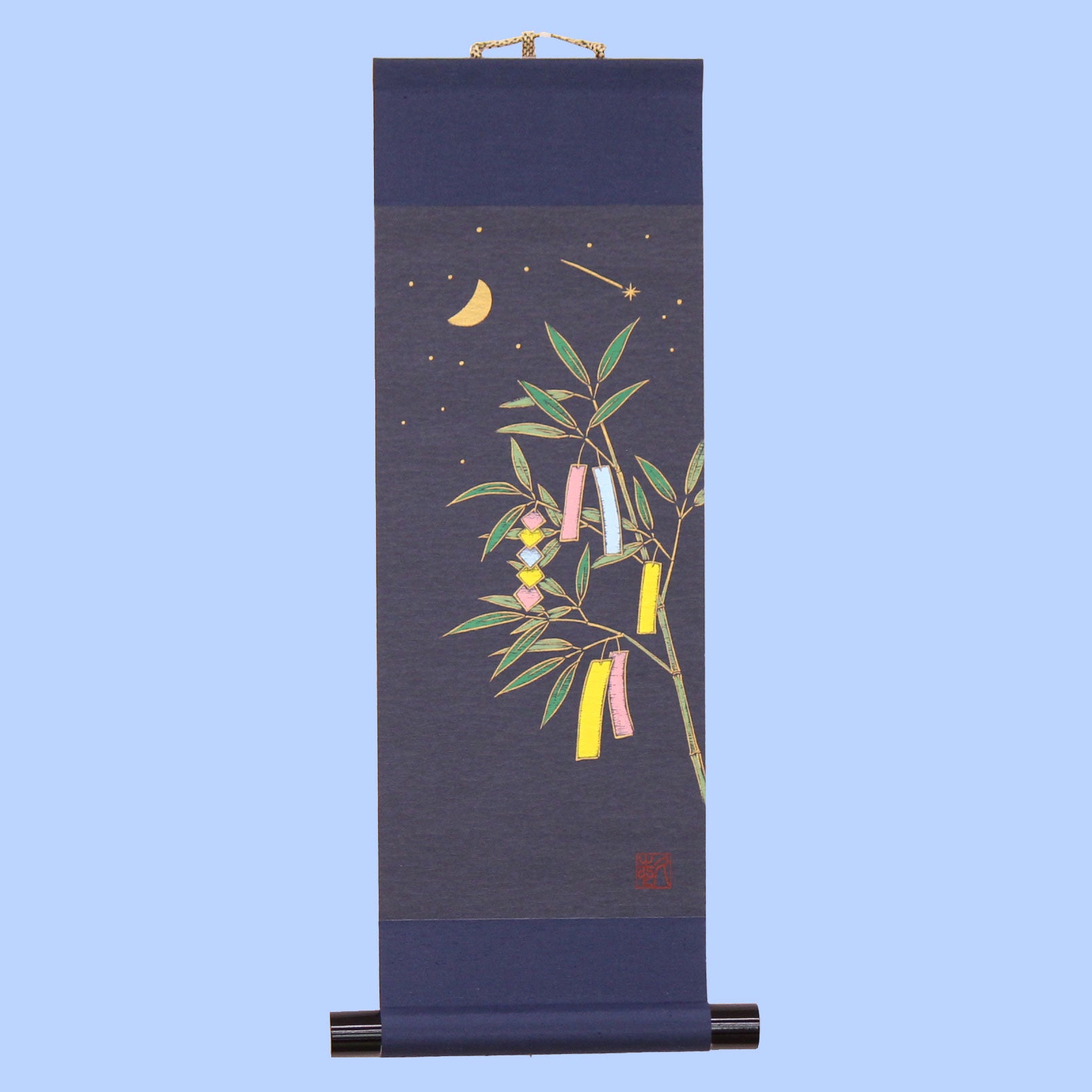 modern 掛け軸　七夕　奥田久志