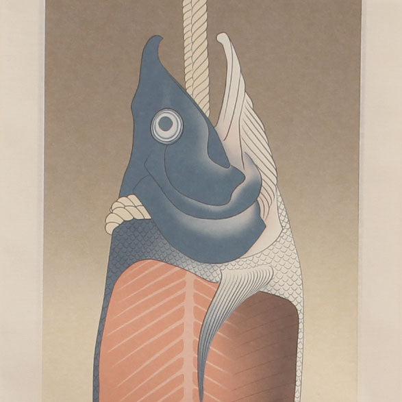 modern 掛け軸　巻き寿司　ネズミの会議