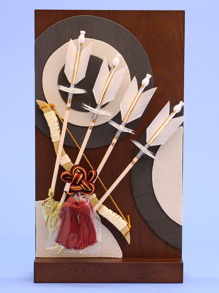 展示品限り】正月飾り 破魔弓 ケース飾り ※閉店セール Y6 破魔弓の出し