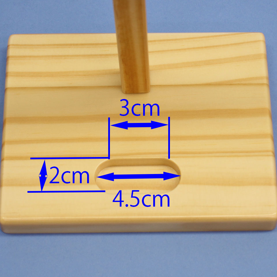 羽子板立て13号白木 – 寿鳳人形の東芸