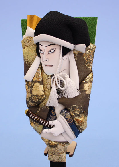 Kabuki Hagoita No. 8 Togashi with stand