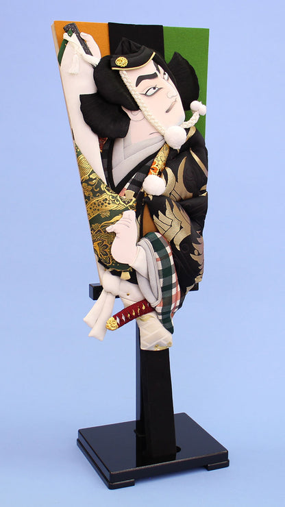 Kabuki Hagoita 20-size Benkei with 16 stands