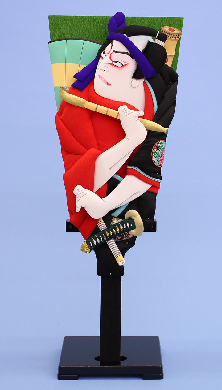 歌舞伎羽子板　20号助六　16台付き