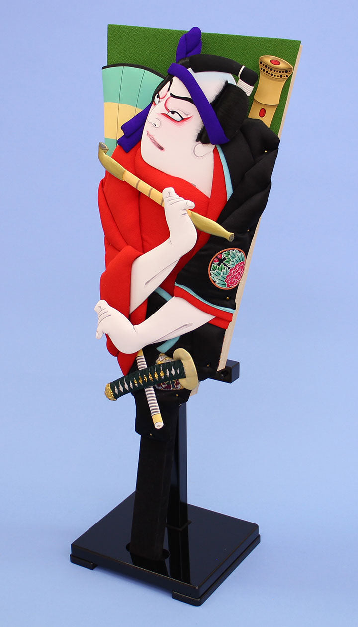 Kabuki Hagoita Sukeroku taille 20 avec 16 pièces