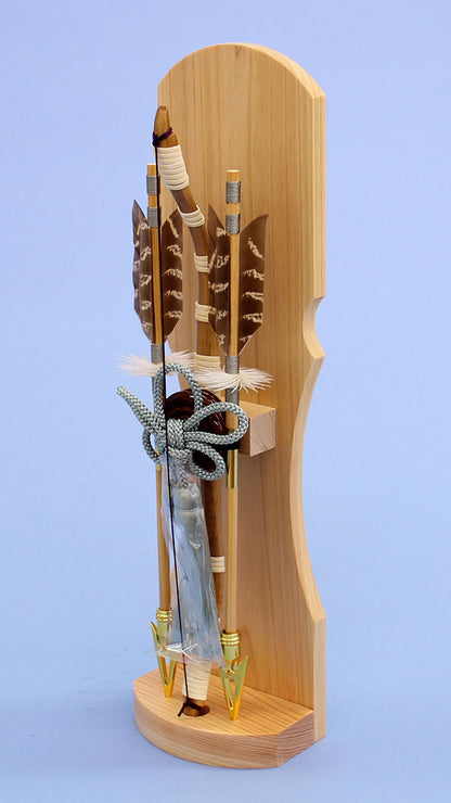 破魔弓出し飾り 樹　右から