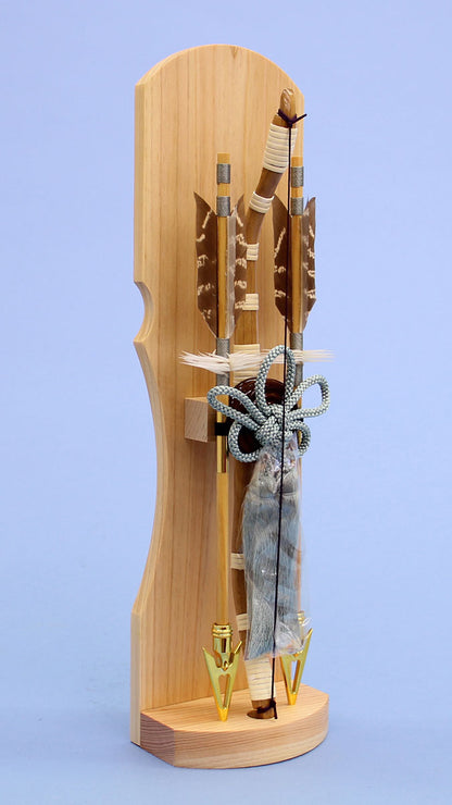 破魔弓出し飾り 樹　左から