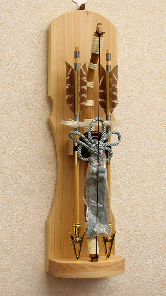 破魔弓出し飾り 樹　壁掛け