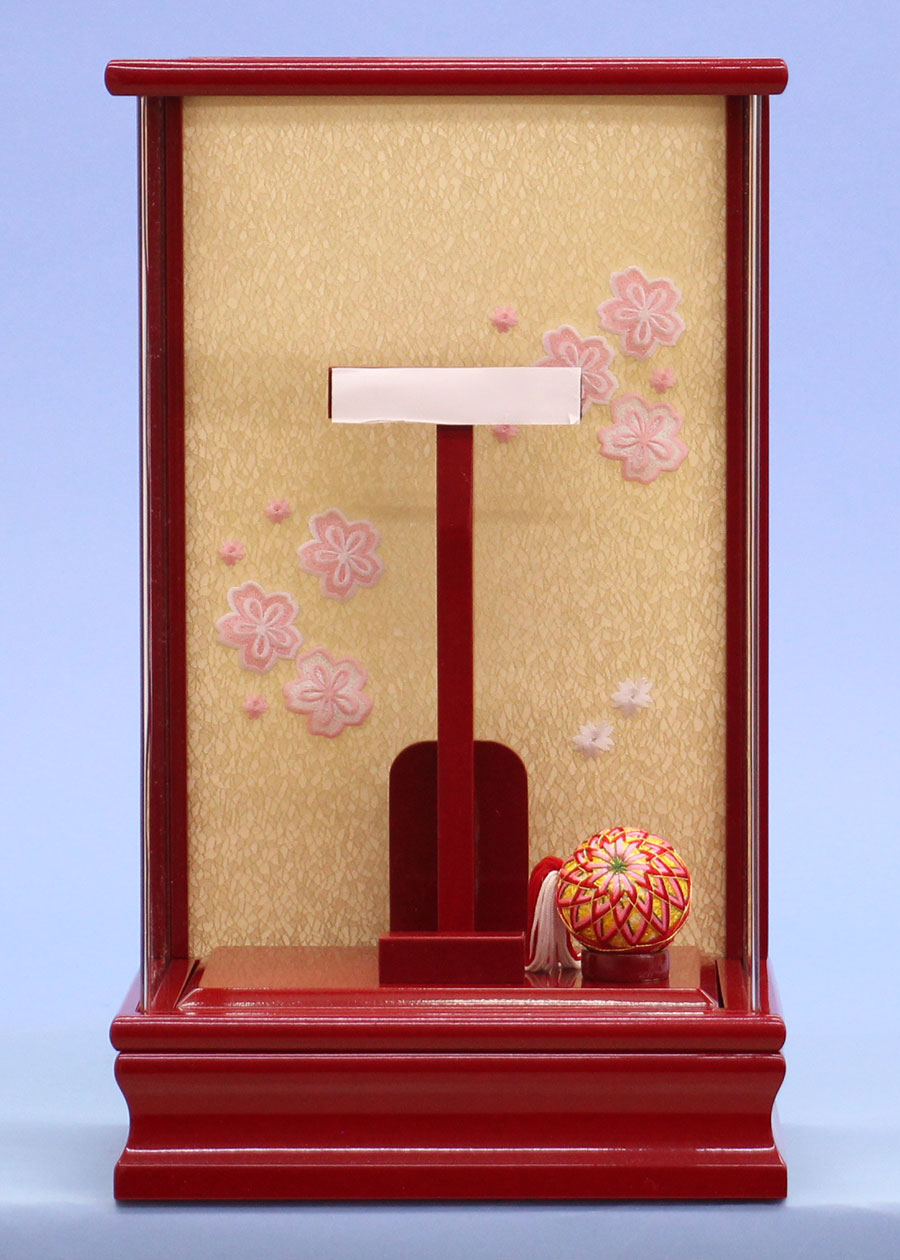 羽子板用ケースアクリルカブセケース（赤)