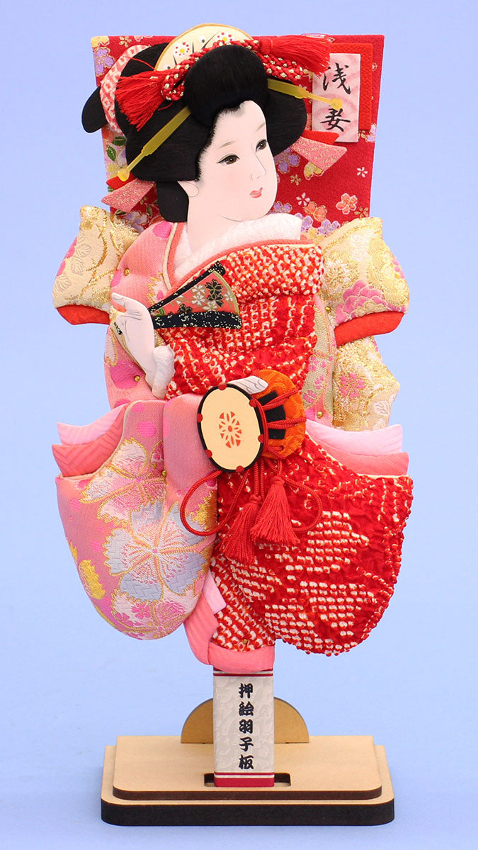 押絵羽子板 鹿の子華舞 スタンド付き