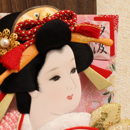 羽子板 鹿の子華舞　お顔