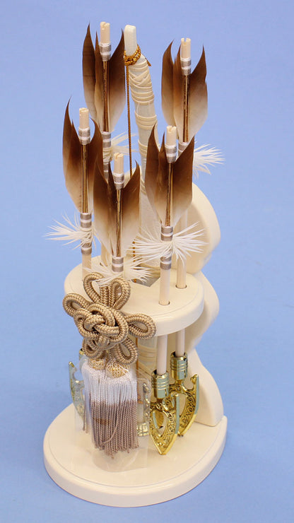 破魔弓出し飾り 8号 匠　上から