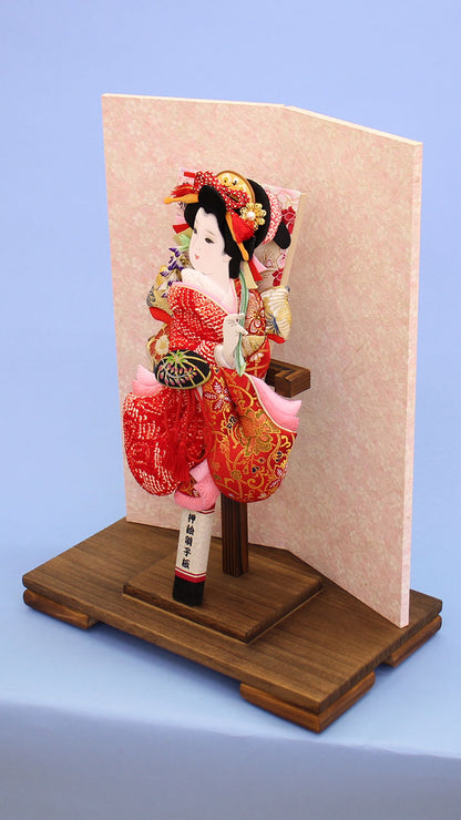 Pressed paper Hagoita No. 13 Hanamai Kasumi decoration