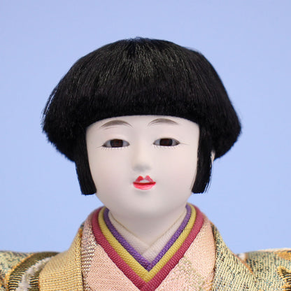 雛人形単品 芥子五人囃子　顔
